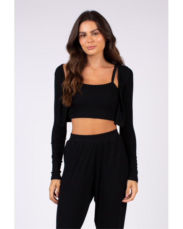 Comfy Jaqueta Preto 