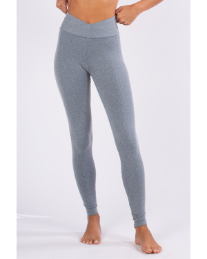 Cross Legging Cinza Mescla 